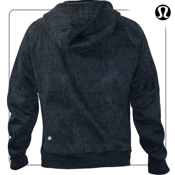Lululemon Men's Gray Zip Hoodie (size L) - Picture 3 of 3